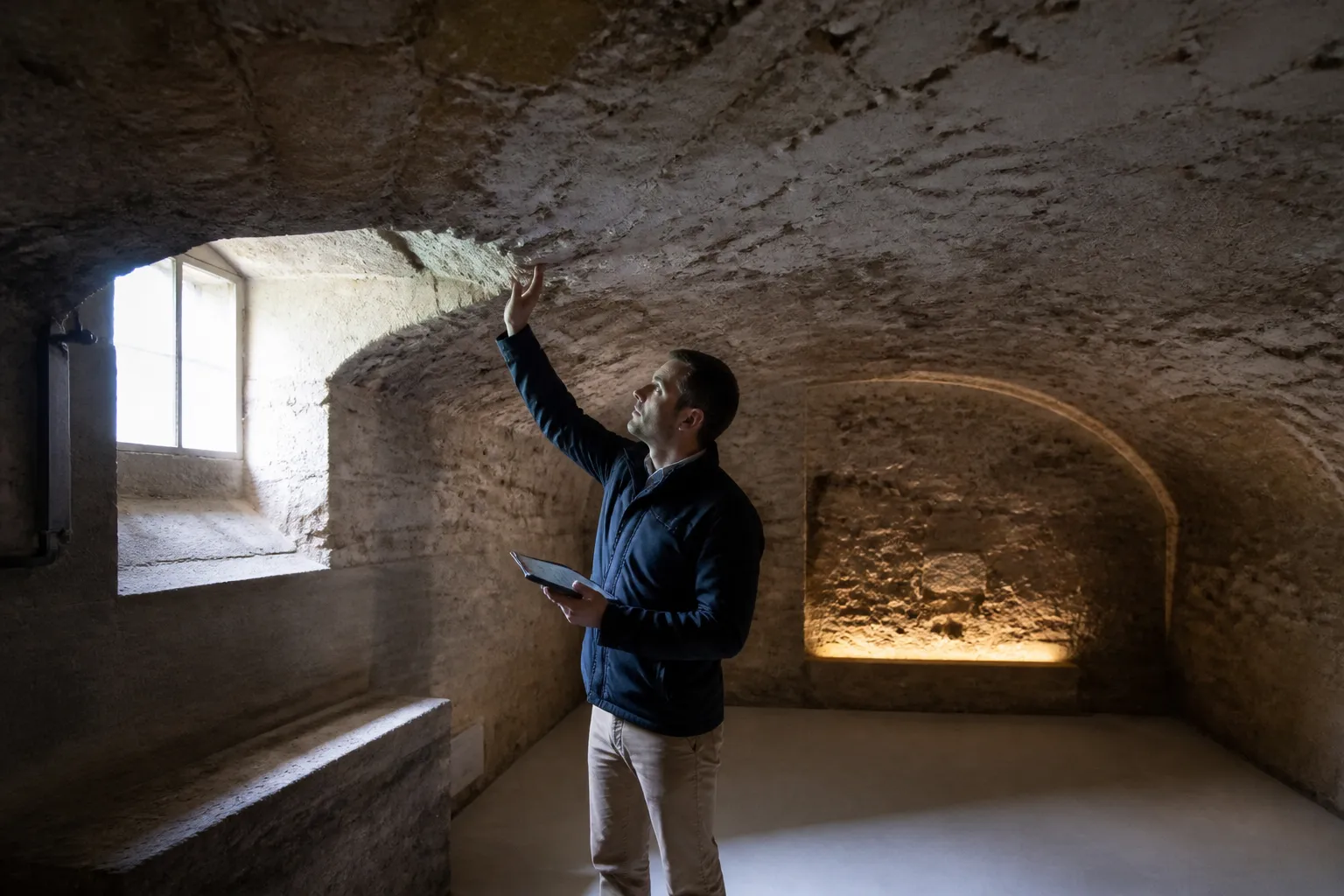 Expert visitant un appartement a Lyon 2e