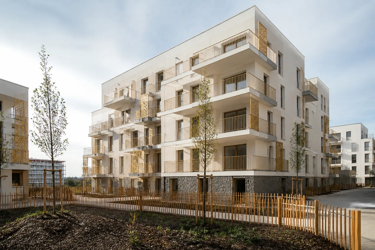 Expert et acquereurs dans un appartement neuf a Oullins-Pierre-Bénite