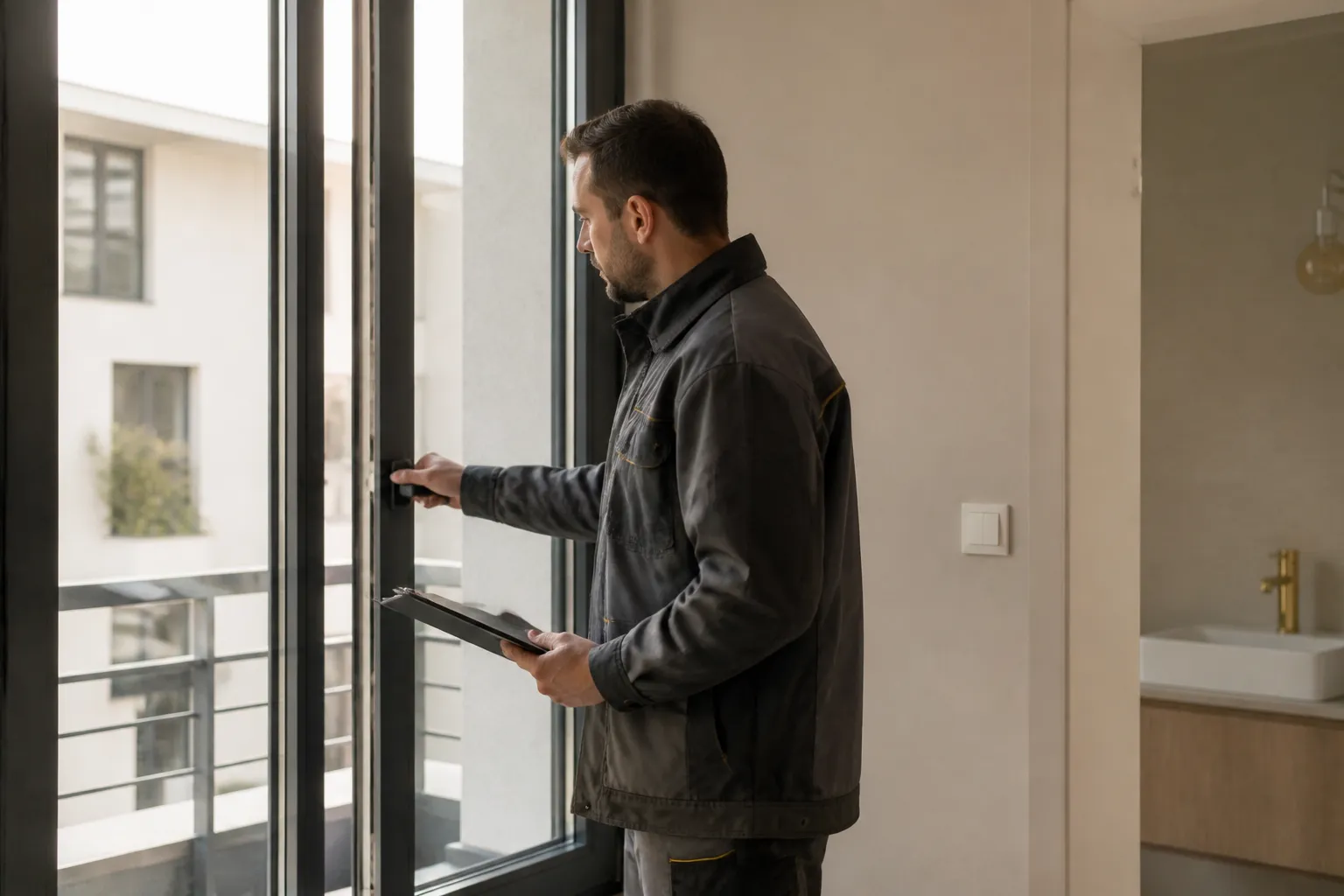 Immeuble neuf avec balcons a Vaulx-en-Velin