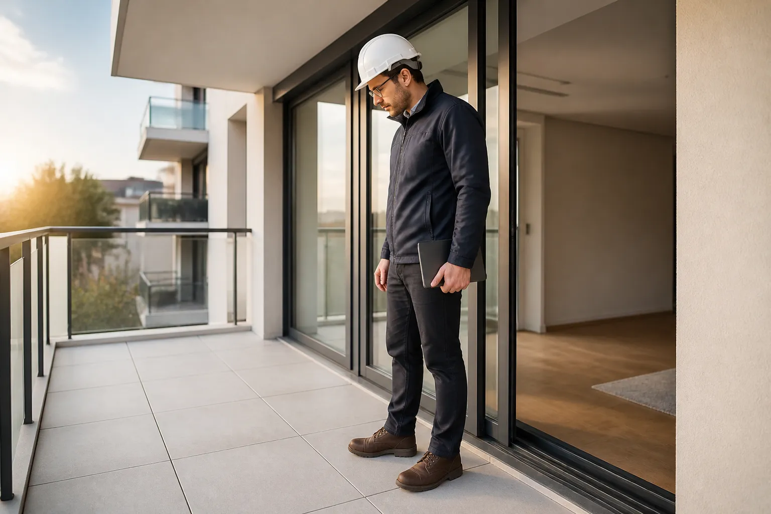 Immeuble neuf avec balcons a Vénissieux