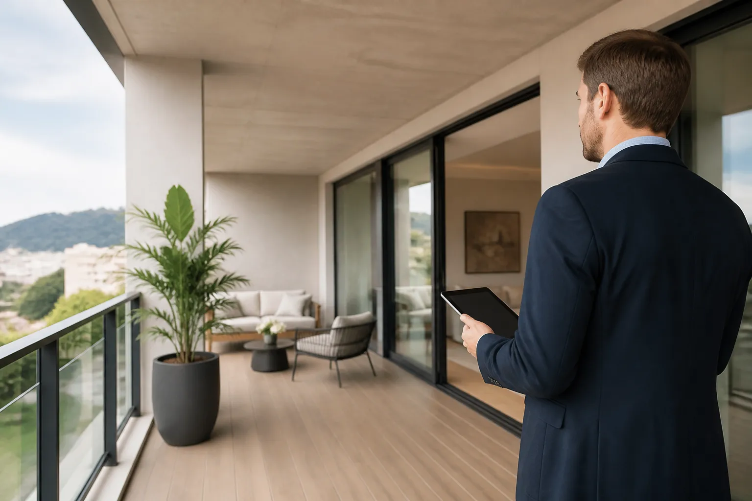 Immeuble neuf avec balcons a Villeurbanne