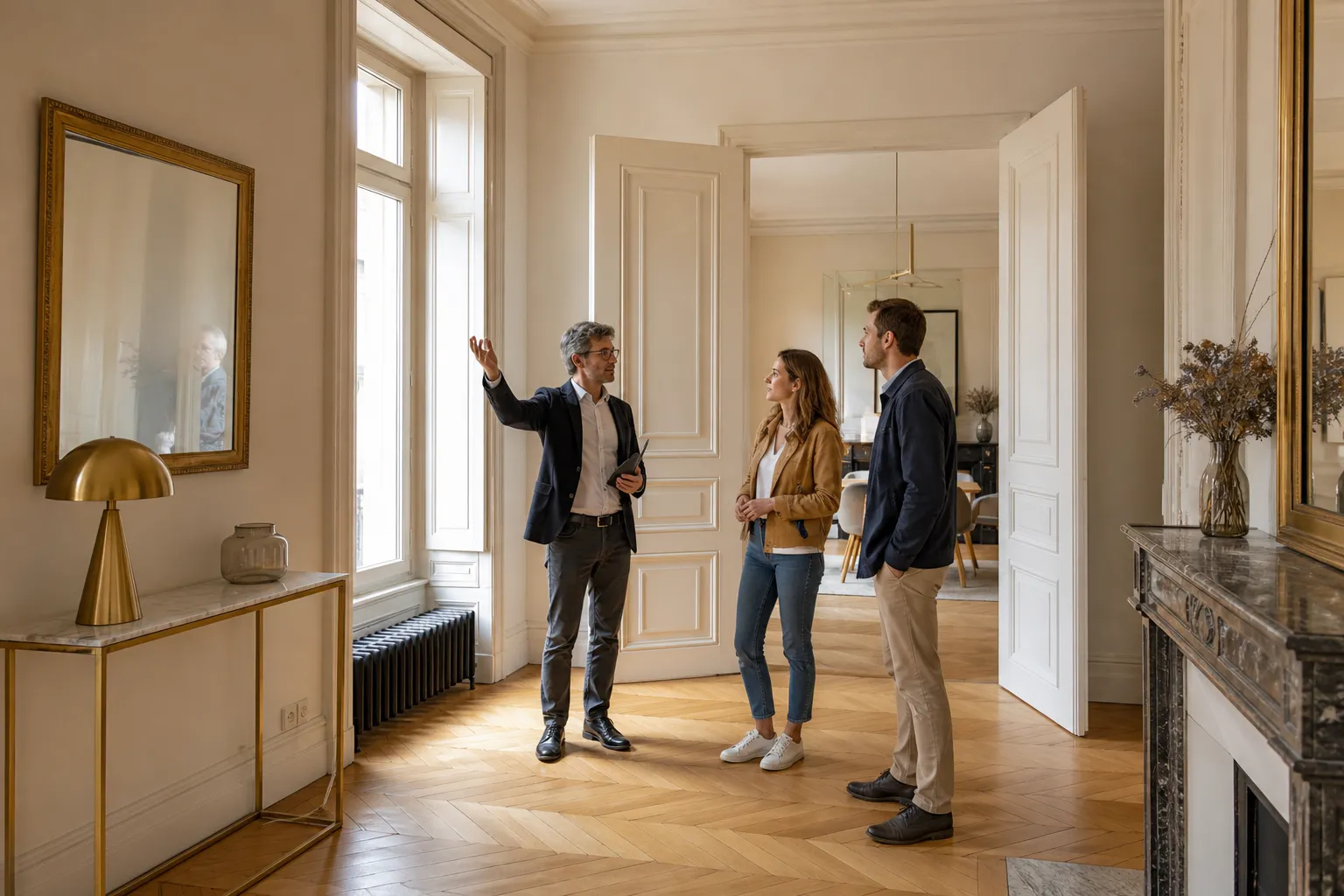 Expert examinant un logement avant achat a Lyon 2e