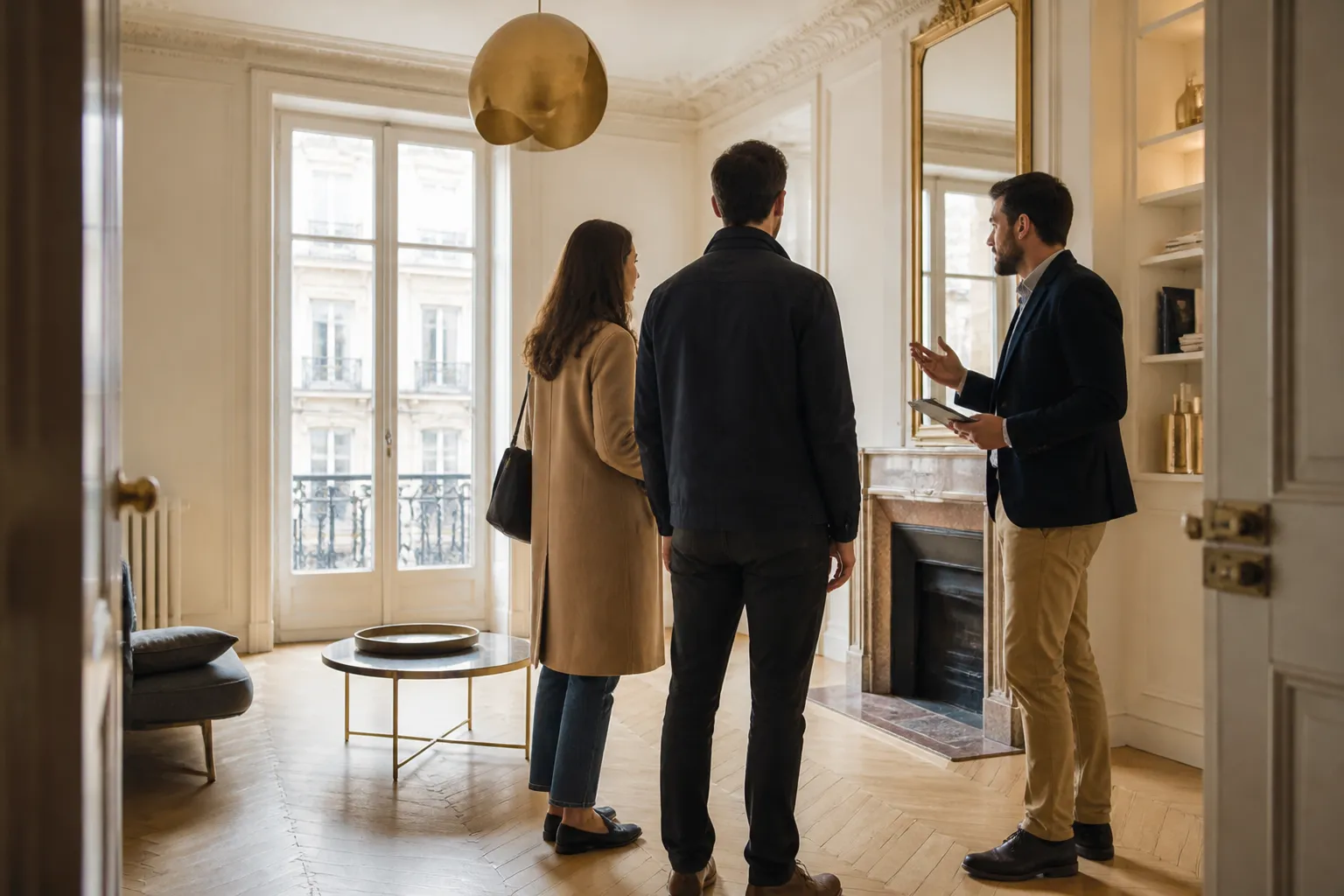 Expert examinant un logement avant achat a Lyon 6e