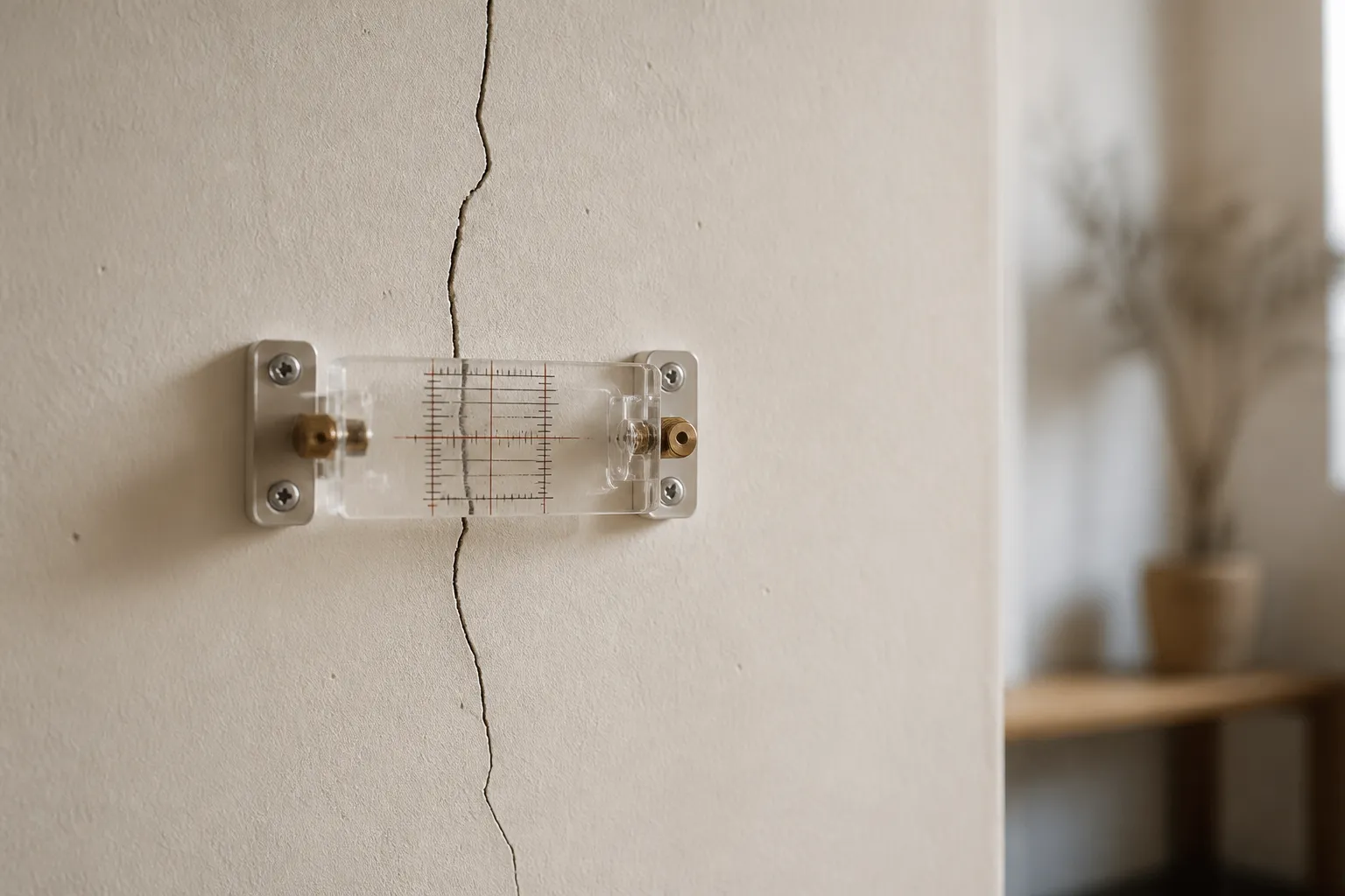 Fissure sur une moulure de plafond a Lyon 8e