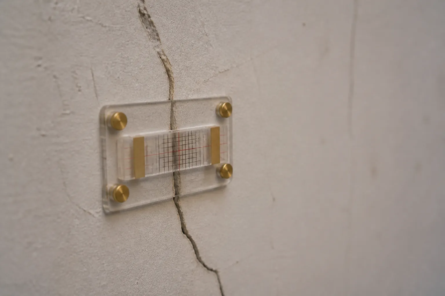 Fissure sur une moulure de plafond a Lyon 9e