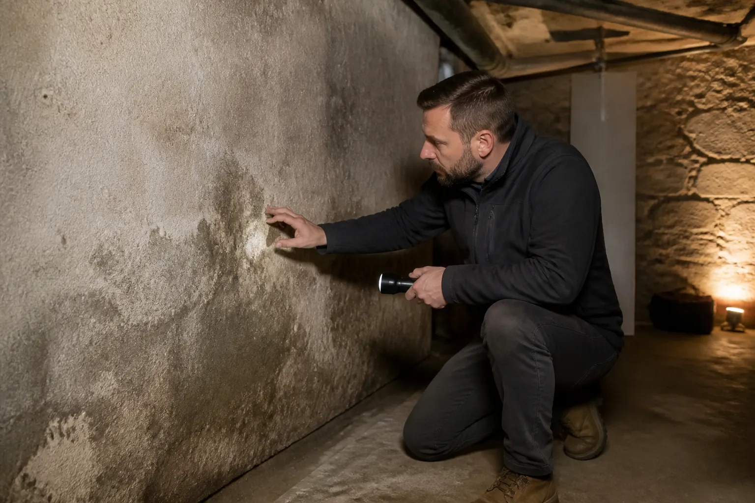 Condensation sur une vitre dans un logement de Lyon 9e
