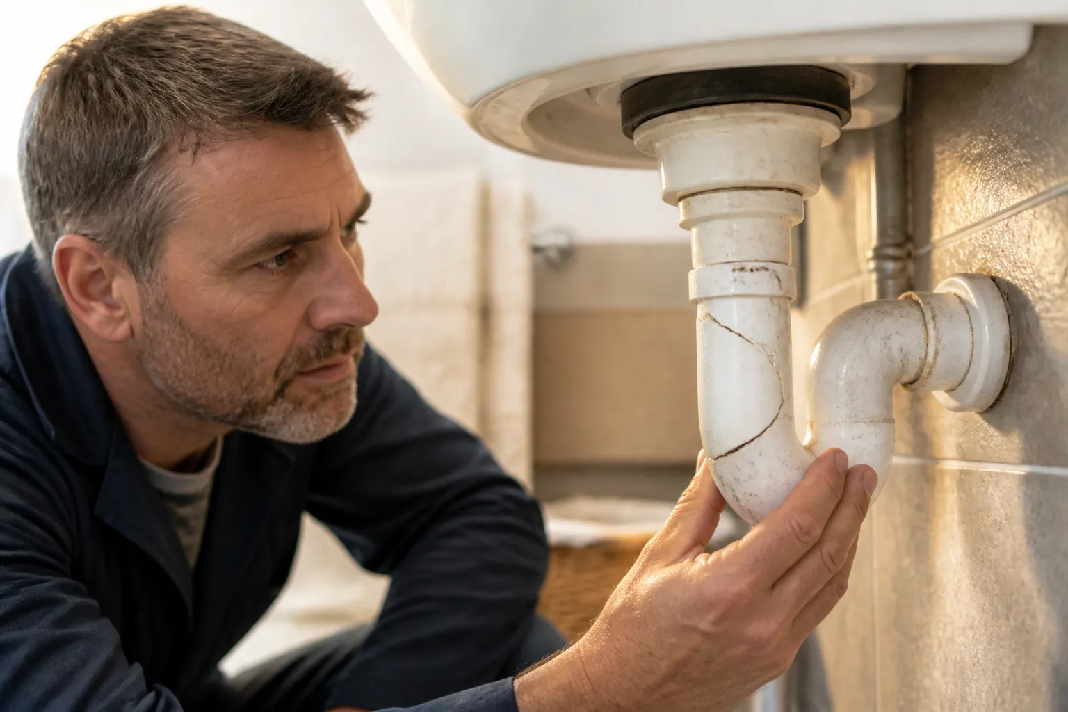 Expert inspectant un logement a la loupe a Lyon 4e