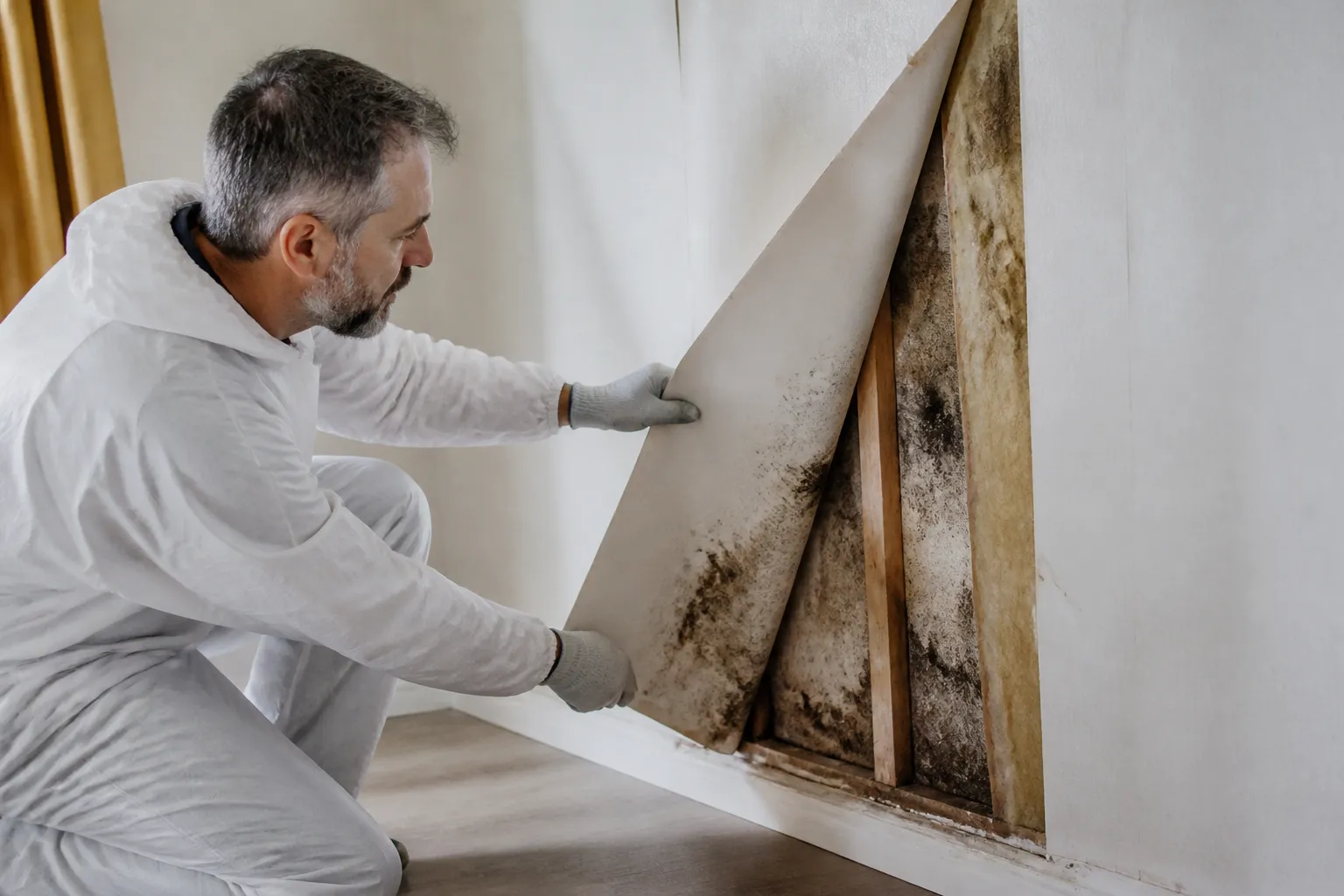 Expert inspectant un logement a la loupe a Rillieux-la-Pape
