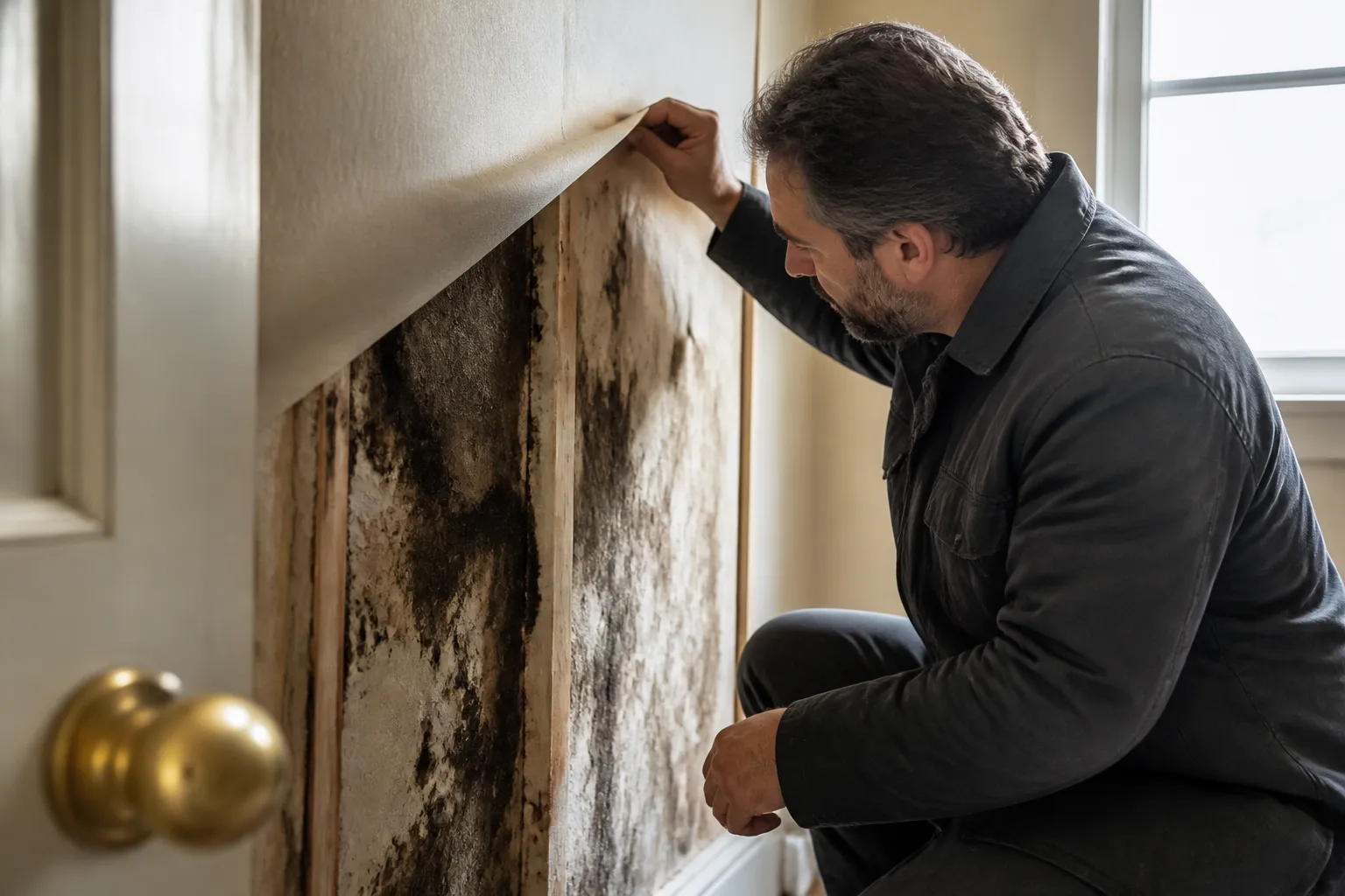 Expert inspectant un logement a la loupe a Vénissieux