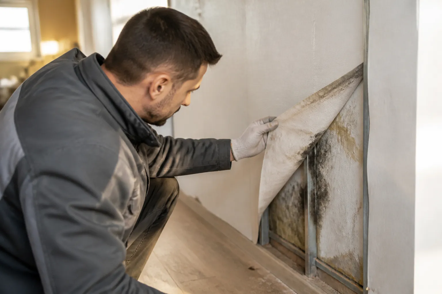 Expert inspectant un logement a la loupe a Villeurbanne