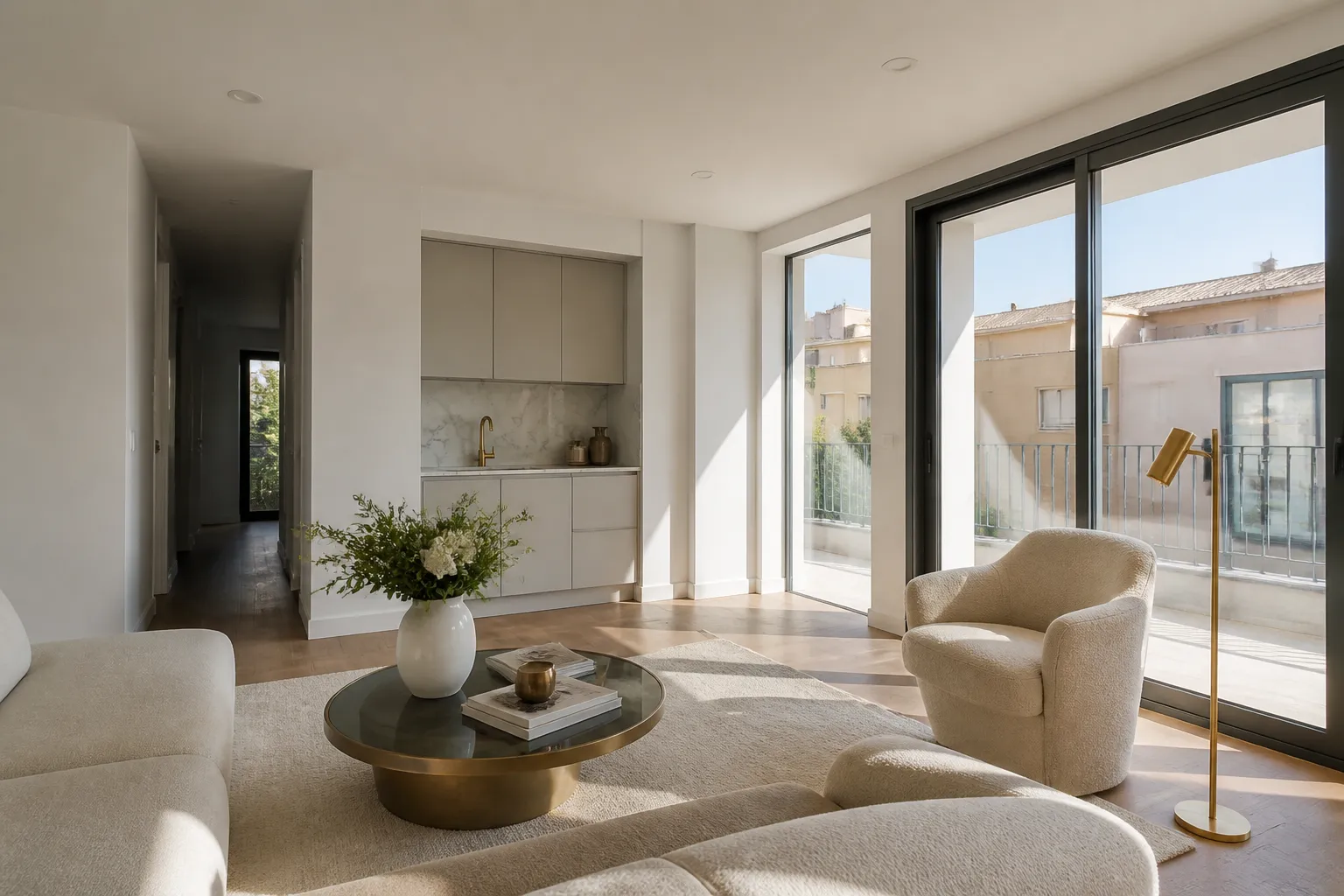 Expert controlant un appartement neuf avant livraison a Lyon 8e